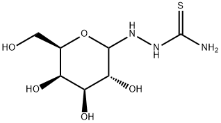 D-GALACTOPYRANOSYL THIOSEMICARBAZIDE 结构式