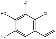 1,2-Benzenediol, 3,4-dichloro-5-ethenyl- (9CI) 结构式