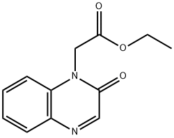 ethyl 2-(2-oxo-1,2-dihydroquinoxalin-1-yl)acetate 结构式