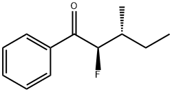 1-Pentanone, 2-fluoro-3-methyl-1-phenyl-, (R*,R*)- (9CI) 结构式