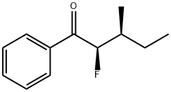 1-Pentanone, 2-fluoro-3-methyl-1-phenyl-, (R*,S*)- (9CI) 结构式