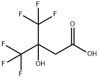 4,4,4-三氟-3-羟基-3-(三氟甲基)丁酸 结构式