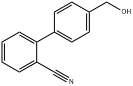 4-(2-氰基苯基)苄醇 结构式