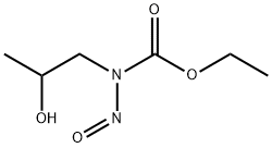 Carbamic  acid,  (2-hydroxypropyl)nitroso-,  ethyl  ester  (9CI) 结构式
