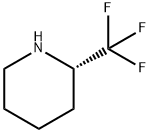 (S)-2-(三氟甲基)哌啶 结构式