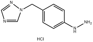 1-[(4-苯肼)甲基]-1H-1,2,4-三氮唑盐酸盐 结构式