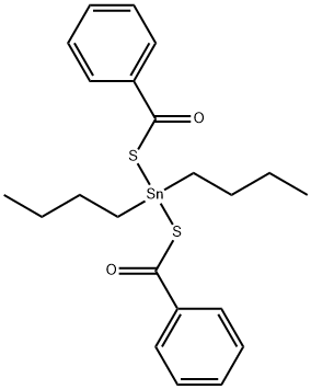 bis(benzoylthio)dibutylstannane  结构式