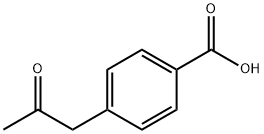 4-(2-氧代丙基)苯甲酸 结构式
