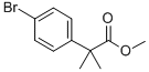 2-(4-溴苯基)-2,2-二甲基醋酸酯 结构式