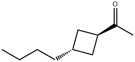 Ethanone, 1-(3-butylcyclobutyl)-, trans- (9CI) 结构式