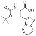 N-BOC-L-3-苯并噻吩丙氨酸 结构式