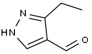 3-乙基-1H-吡唑-4-甲醛 结构式