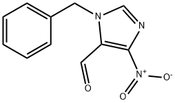 4-硝基-1-(苯甲基)-1H-咪唑-5-苯甲醛 结构式