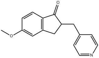 5-甲氧基-2-(吡啶-4-甲基)-2,3-二氢-1H-茚-1-酮 结构式