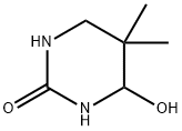 tetrahydro-4-hydroxy-5,5-dimethyl-1H-pyrimidin-2-one  结构式