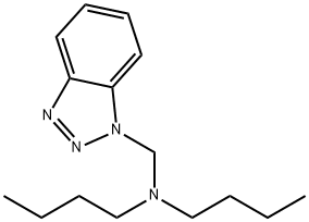 N,N-dibutyl-1H-benzotriazole-1-methylamine 结构式