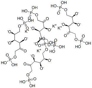 1,6-二磷酸二氢果糖四钾盐 结构式