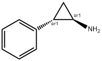 反-2-苯基环丙胺 结构式