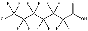 7-氯-2,2,3,3,4,4,5,5,6,6,7,7-十二氟庚酸 结构式