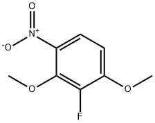 2-氟-1,3-二甲氧基-4-硝基苯 结构式