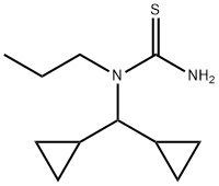 Thiourea,  N-(dicyclopropylmethyl)-N-propyl- 结构式