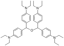双[双[4-(二乙氨基)苯基]甲基]醚 结构式