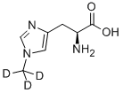 L-N-TAU-METHYL-D3-HISTIDINE 结构式