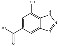 1H-Benzotriazole-5-carboxylic acid, 7-hydroxy- 结构式