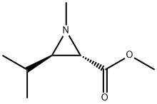 2-Aziridinecarboxylicacid,1-methyl-3-(1-methylethyl)-,methylester,trans-(9CI) 结构式
