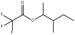Acetic acid, 2,2,2-trifluoro-, 1,2-diMethylbutyl ester 结构式