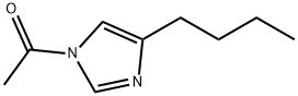 1H-Imidazole, 1-acetyl-4-butyl- (9CI) 结构式