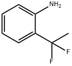 2-(1,1-二氟乙基)-苯胺 结构式