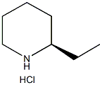 (R)-2-乙基哌啶盐酸盐 结构式