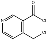 4-(氯甲基)烟酰氯 结构式