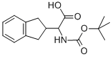 N-BOC-RS-茚满基甘氨酸 结构式