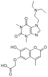 甲七叶茶碱 结构式