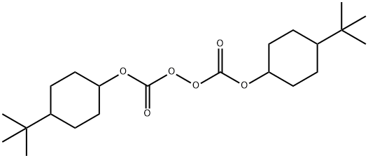双(4-叔丁基环己基)过氧化二碳酸酯 结构式