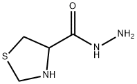 4-Thiazolidinecarboxylicacid,hydrazide(9CI) 结构式