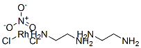 二氯双(乙二胺)硝酸铑 结构式