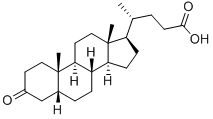 -胆烷酸 结构式