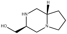 Pyrrolo[1,2-a]pyrazine-3-methanol, octahydro-, (3S-cis)- (9CI) 结构式