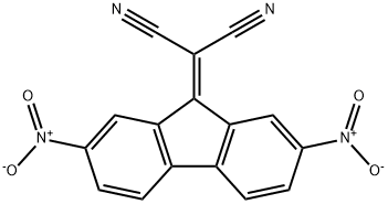 (2,7-dinitro-9H-fluoren-9-ylidene)malononitrile 结构式