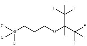 3-(七氟异丙氧基)丙基三氯硅烷 结构式