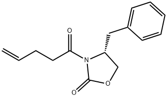 4-BENZYL-3-PENT-4-ENOYL-1,3-OXAZOLIDIN-2-ONE 结构式