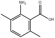 2-氨基-3,6-二甲基苯甲酸 结构式