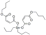 6,6-二丁基-4,8,11-三氧代-5,7,12-三氧杂-6-锡杂十六烷-2,9-二烯酸(Z,Z)丁基酯 结构式