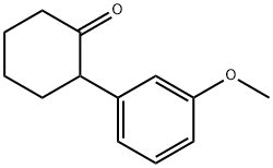 2-(3-甲氧基苯基)环己酮 结构式