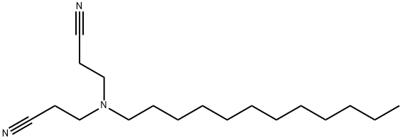 3,3'-(十二烷基氮杂NE二基)二丙腈 结构式
