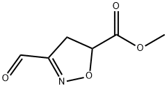 5-Isoxazolecarboxylic acid, 3-formyl-4,5-dihydro-, methyl ester (9CI) 结构式
