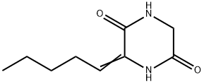 2,5-Piperazinedione,3-pentylidene-(9CI) 结构式